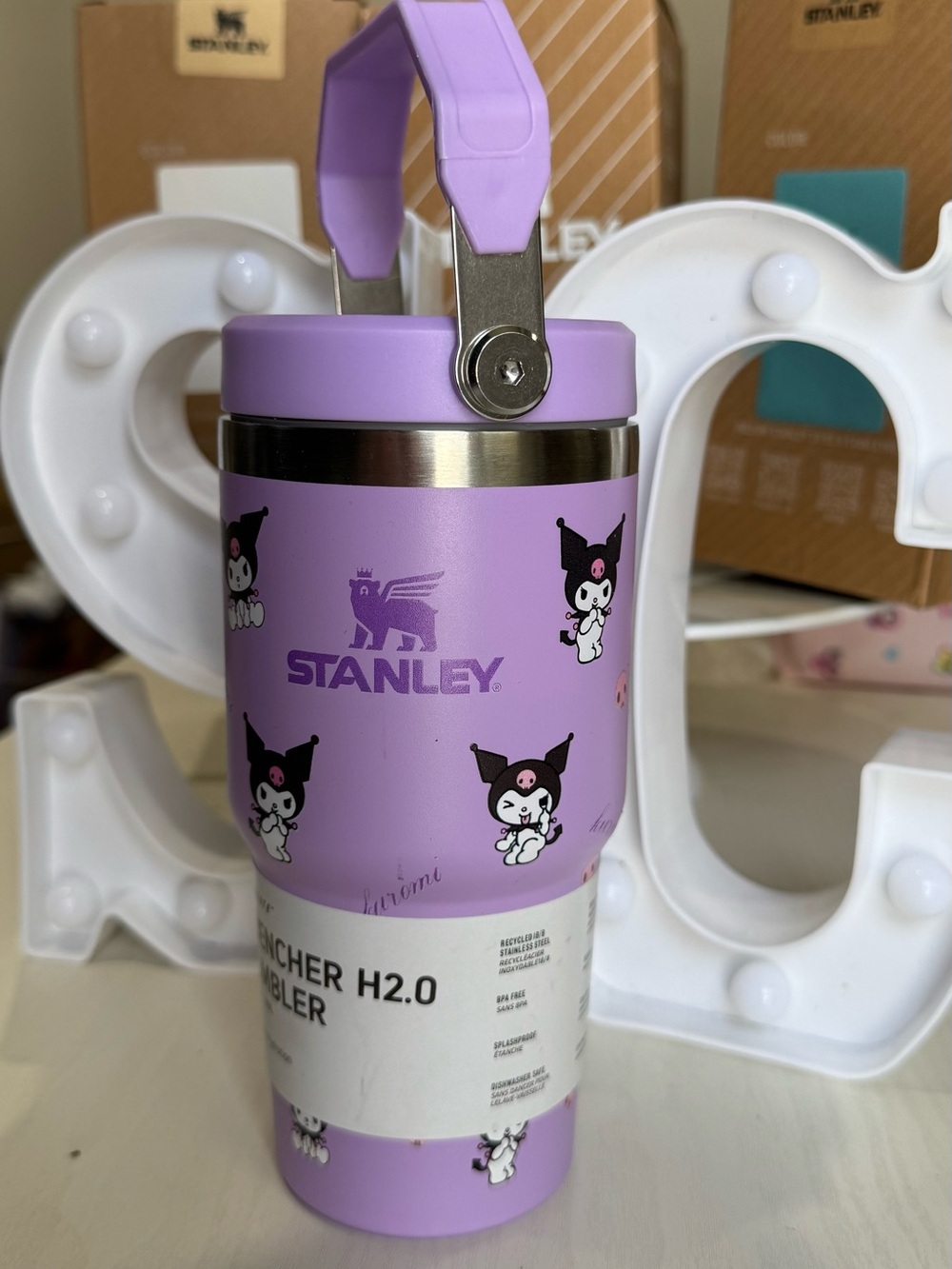 Stanley Lavender Kuromi 20oz. Quencher Tumbler